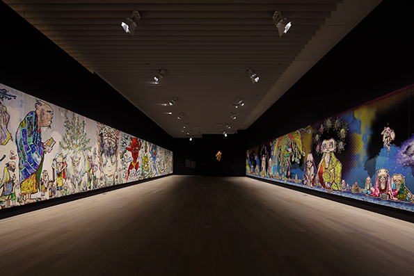 「村上隆の五百羅漢図展」