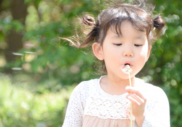1年でいちばん可愛く撮れる! 春のふんわり子ども写真。
