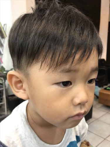 写真で解説 ママにもできる ツーブロックの切り方 2 男の子のヘア