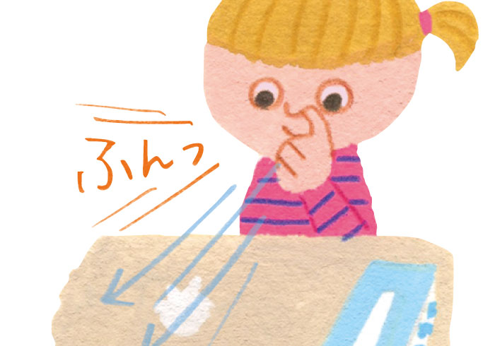 ゲーム感覚 がポイント 鼻のかみかたはこう教える 子どもの病気特集 11 トピックス Hanako ママ Web