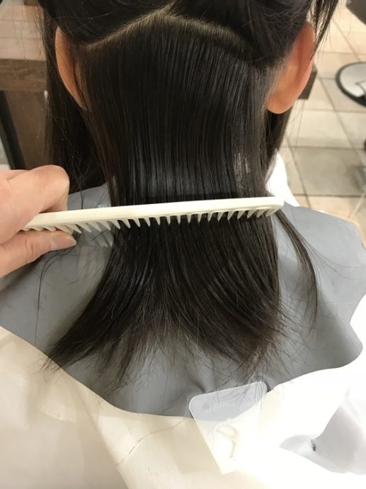 ロング ヘアー カット の 仕方 ideakamigata