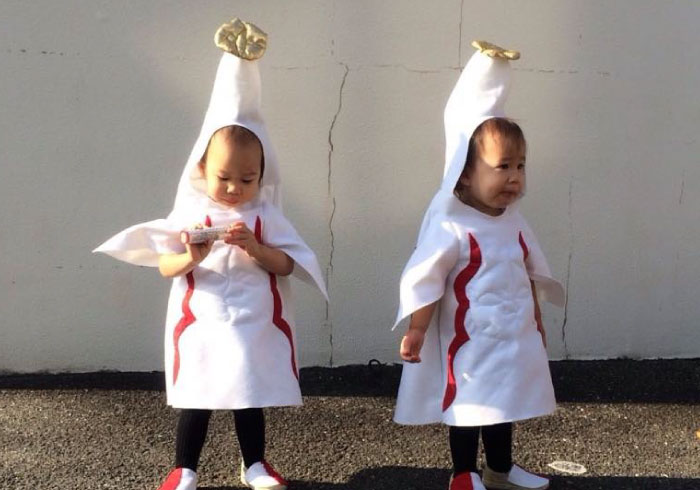 ハロウィンでは双子の衣装を毎年手作り。ウエディングドレス デザイナー中西久美さんの子育て