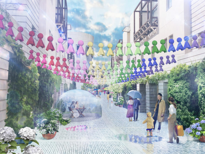 【リゾナレ八ヶ岳】八ヶ岳ふれふれスカイ全景パース