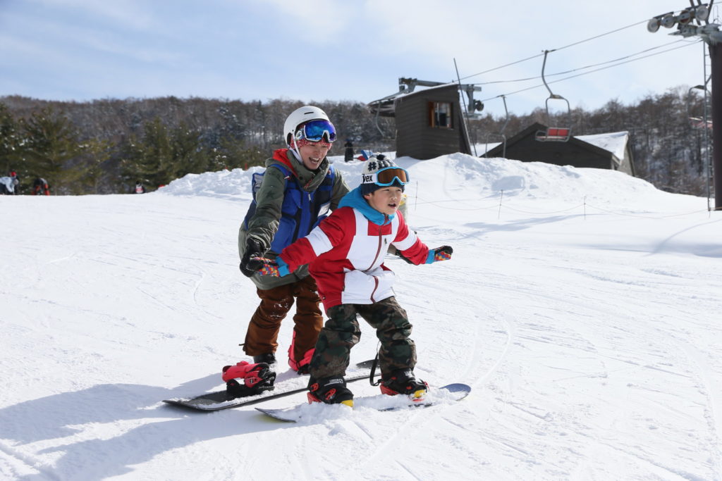 子連れスキー　スキーデビュー