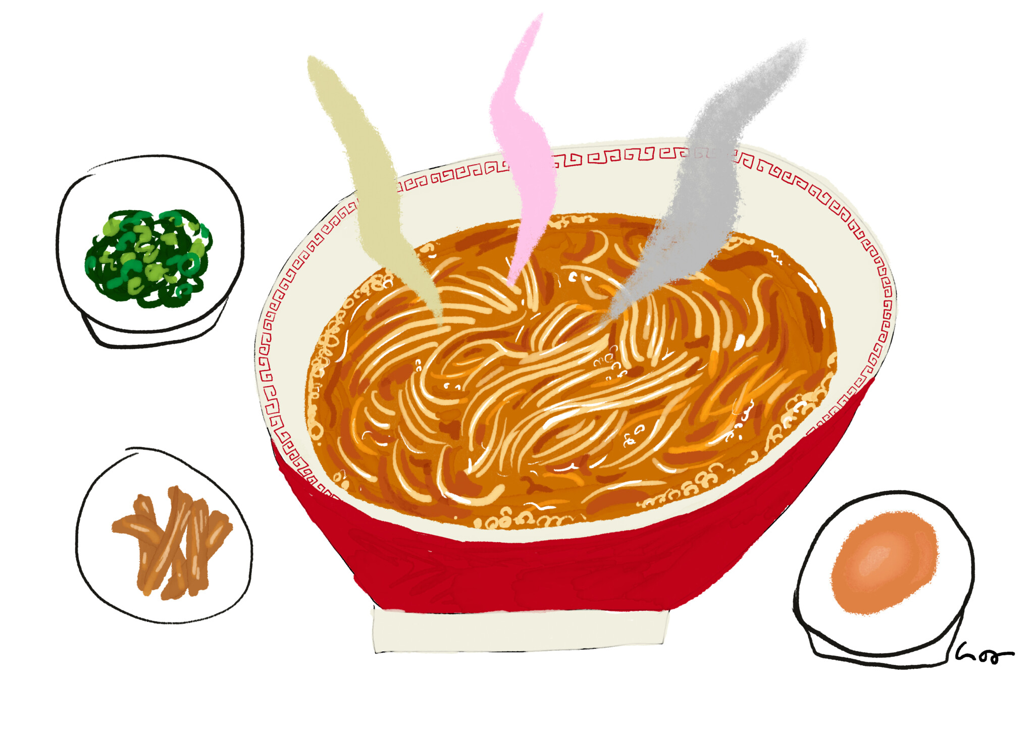 素ラーメン はらぺこむすめの おちょぼめし Hanako ママ Web